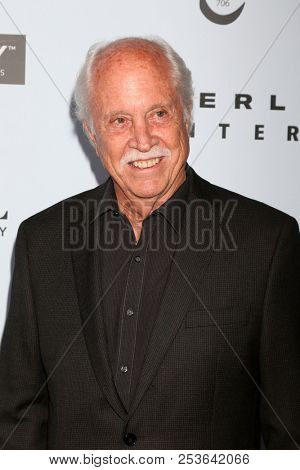 LOS ANGELES - AUG 12:  Leonard Engelman at the Make-Up Artists And Hair Stylists Guild Reception at the Cal Mare Resturant at the Beverly Center on August 12, 2018 in Los Angeles, CA