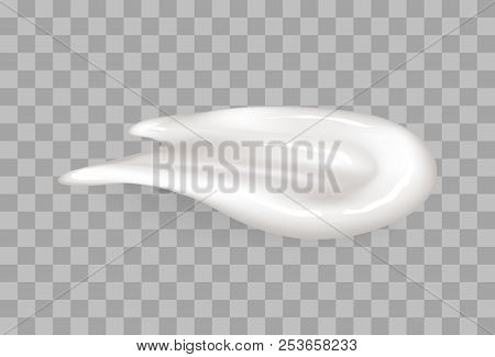 Sweet Foam, Healthy Yogurt Realistic, Fresh Whipped Cream Delicious Creamy Bases For Bakery Products