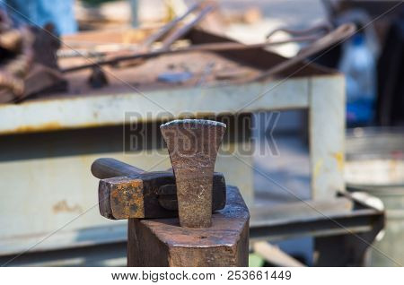 Blacksmith Tools And Fixtures For Hand Forged Metal