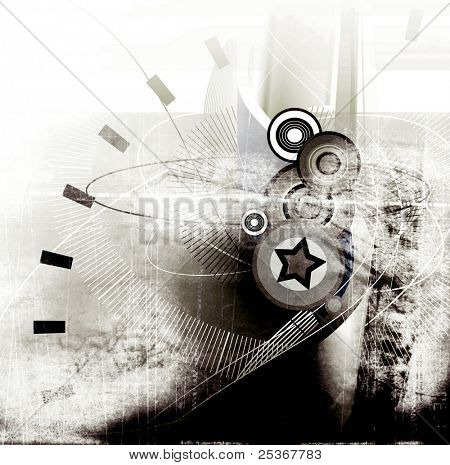 composizione astratta-grunge background