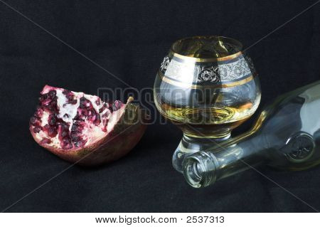 Pomengranate a koňak