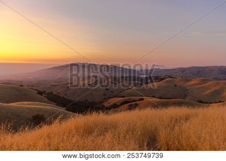 Beautiful Sunset At Sierra Vista Open Space Reserve