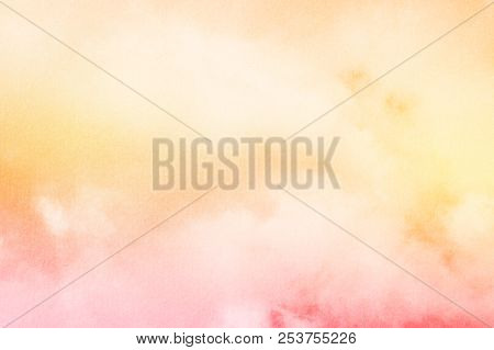 Artistic Soft Cloud And Sky With Pastel Color And Grunge Texture ,nature Abstract Background