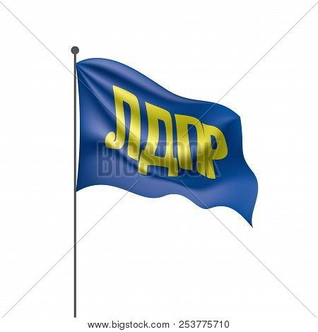 The Flag Of The Russian Liberal Democratic Party Ldpr. Vector Illustration On White Background