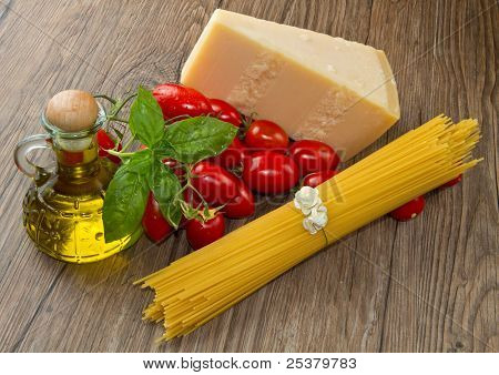 Ingredientes de espaguete