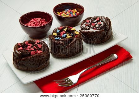 Queques do chocolate