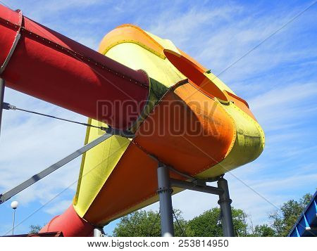 Toboggan In Water Park