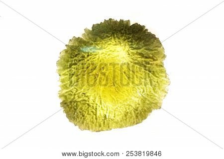 Moldavite Mineral Isolated