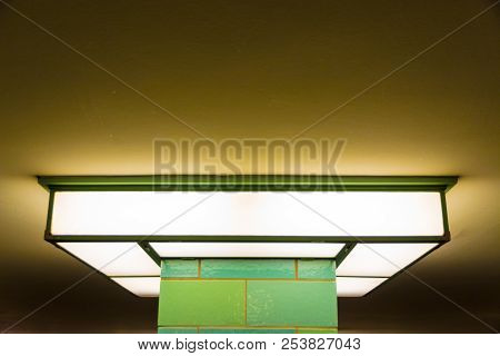 Architectural Particular Of A Subway Station In Berlin, Germany