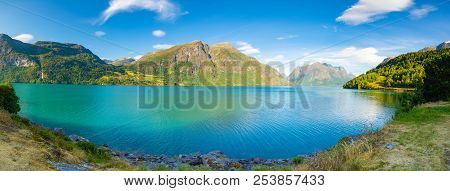 Oppstrynsvatn Also Known As Oppstrynsvatnet, Strynevatnet, Or Strynevatn Is A Lake In The Municipali