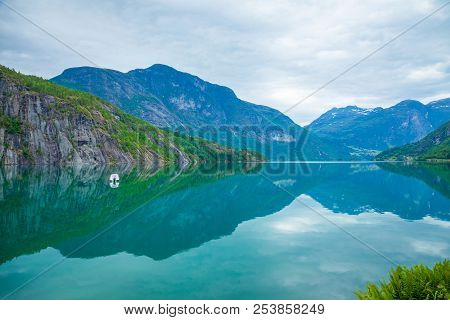 Oppstrynsvatn Also Known As Oppstrynsvatnet, Strynevatnet, Or Strynevatn Is A Lake In The Municipali