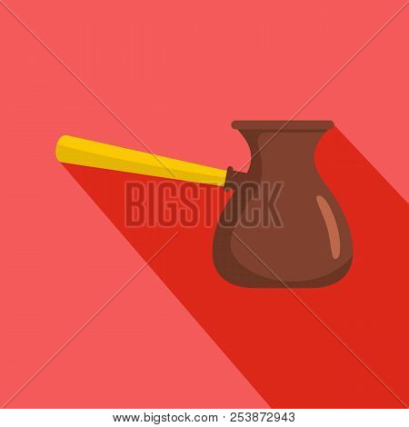 Jezva Icon. Flat Illustration Of Jezva Icon For Web
