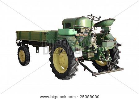 Små gamle traktor