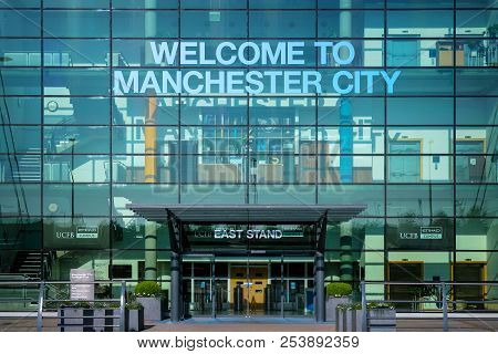 Manchester, United Kingdom - May 19 2018: Manchester City Football Club Founded In 1880 In Mancheste