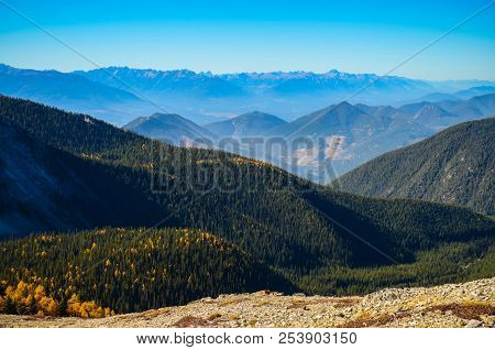 View From Pedley Pass Near Invermere, British Columbia, Canada