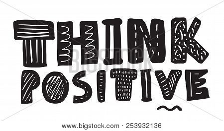 Typography With Slogan For T Shirt Or Sweatshirt Printing And Embroidery. Print For Tee. Hand Drawn 