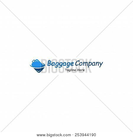 Baggage Blue Logo. Simple Logo. Brand Identity, Iconic, Symbols Logo.