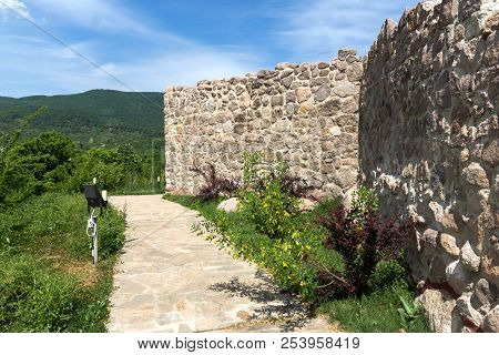 Peristera Fortress, Peshtera, Bulgaria - May 5, 2018: Ruins Of Ancient Byzantine Fortress The Perist