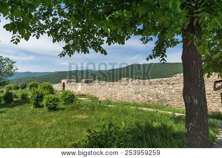 Peristera Fortress, Peshtera, Bulgaria - May 5, 2018: Ruins Of Ancient Byzantine Fortress The Perist
