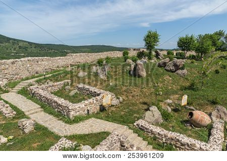 Peristera Fortress, Peshtera, Bulgaria - May 5, 2018: Ruins Of Ancient Byzantine Fortress The Perist
