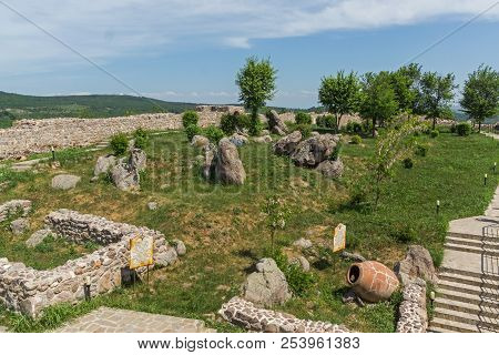 Peristera Fortress, Peshtera, Bulgaria - May 5, 2018: Ruins Of Ancient Byzantine Fortress The Perist