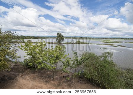 Cambodia Anlong Veng Ta Mok Lake Landscape