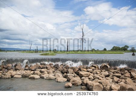 Cambodia Anlong Veng Ta Mok Lake Landscape