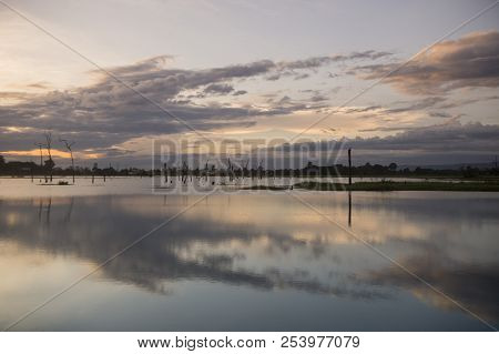 Cambodia Anlong Veng Ta Mok Lake Landscape