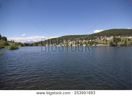 Lake Of Baselga Di Pinè Trentino Alto Adige Trento Italy