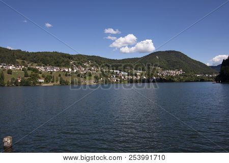 Lake Of Baselga Di Pinè Trentino Alto Adige Trento Italy