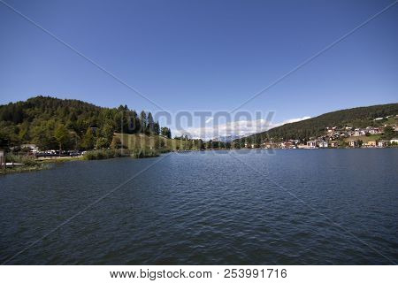 Lake Of Baselga Di Pinè Trentino Alto Adige Trento Italy