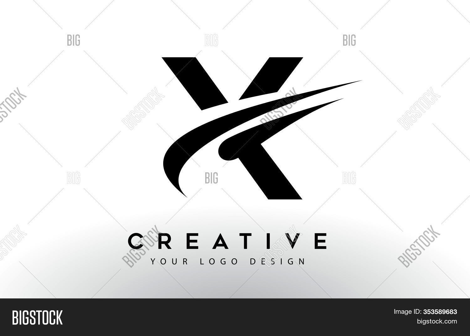 X Logo Swoosh Vector Photo Free Trial Bigstock