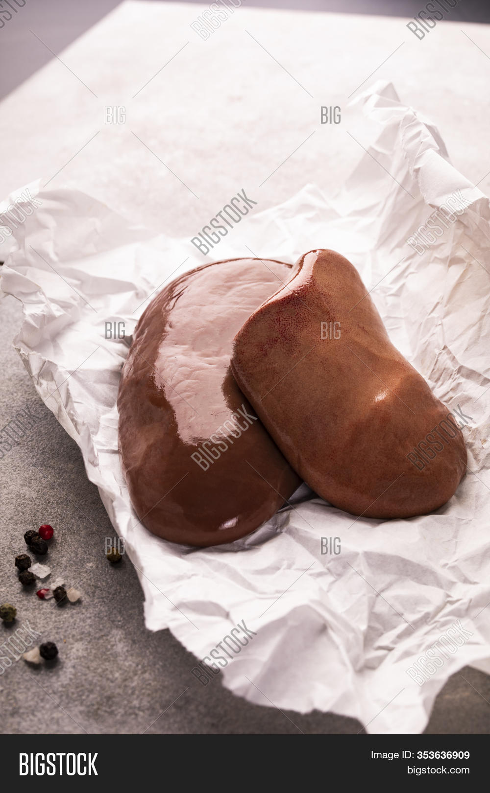 Raw Pork Kidneys On Image & Photo (Free Trial) Bigstock