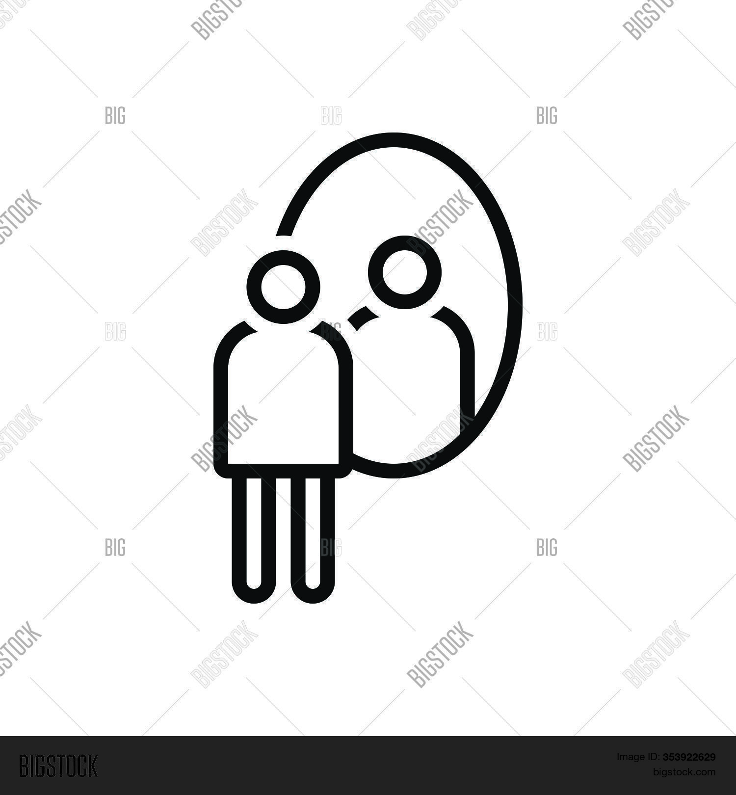 Get Wallpaper Black Line Icon Vector Photo Free Trial Bigstock For Free