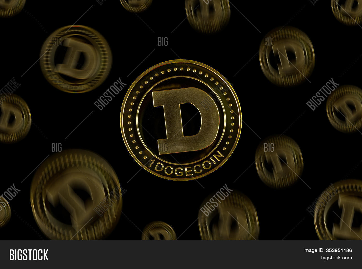 Elements Dogecoin Image Photo Free Trial Bigstock
