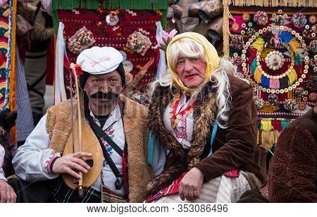 Moscow, Russia Feb 27, 2020: Moscow Maslenitsa Festival. Traditional National Celebration In Russian