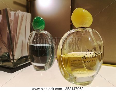 Fragrance For Women Light Di Gioia Giorgio Armani In A Perfume And Cosmetics Store On February 10, 2