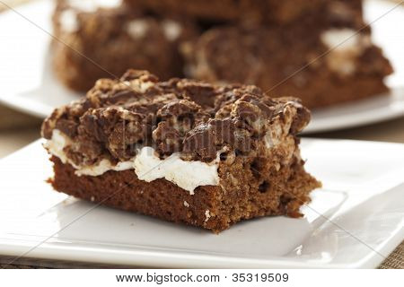 Marshmellow caseiro de Chocolate Brownies