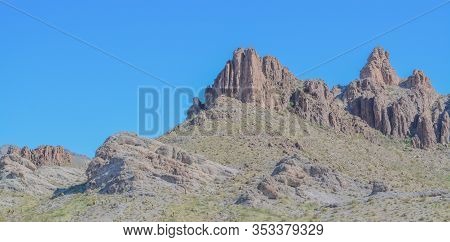 Black Mountain Range Near Oatman Arizona Usa