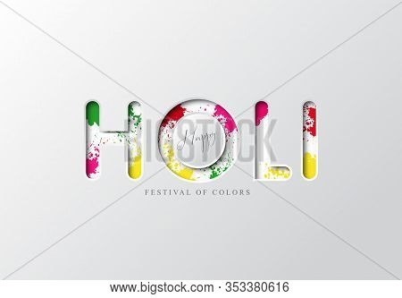 Illustration Of Colorful Promotional Background For Festival Of Colors Celebration.poster Banner,and