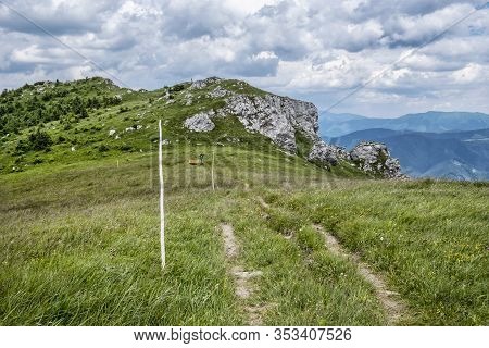 Big Fatra Mountains, Slovak Republic. Seasonal Natural Scene. Travel Destination. Hiking Theme.