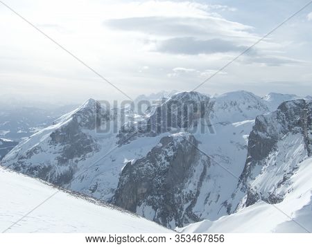Winter Landscape Tennengebirge In Austrian Alps