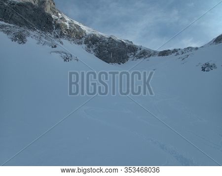 Winter Landscape Tennengebirge In Austrian Alps