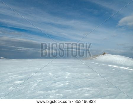 Winter Landscape Tennengebirge In Austrian Alps