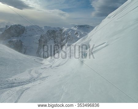 Winter Landscape Tennengebirge In Austrian Alps