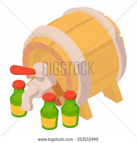 Beer Festival Icon. Isometric Illustration Of Beer Festival Vector Icon For Web