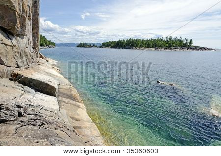 Oever van Superior Lake