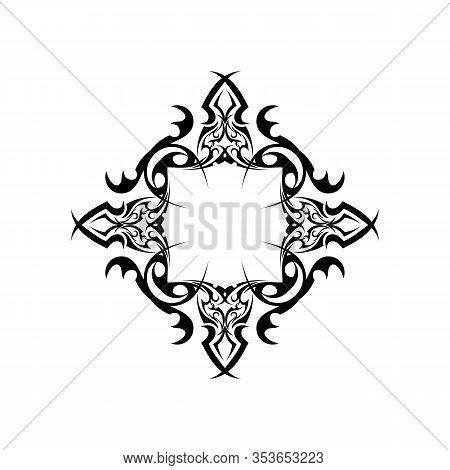 Tribal Ethnic Tattoo Icon Vector Illustration Design