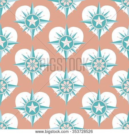 Lucky Symbols Collection Background Seamless Pattern Number 10