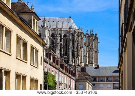 Beauvais, France - July 08, 2019: Beauvais Cathedral, The Cathedral Of Saint Peter Of Beauvais, Roma